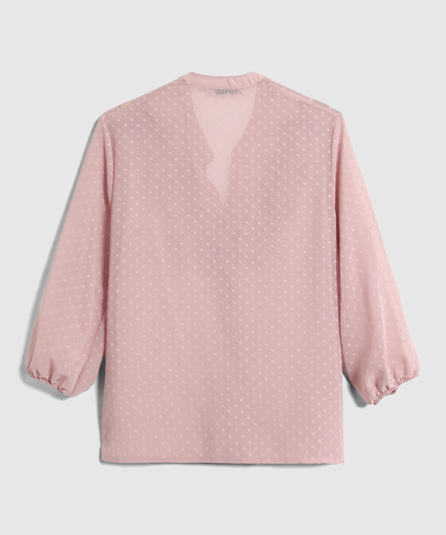 Blusa Texturizada Con Boleros 