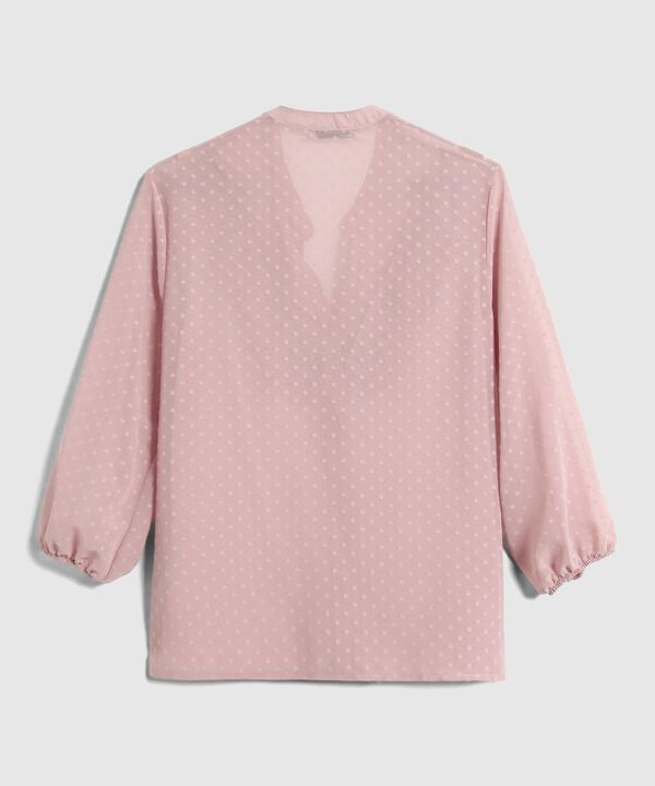 Blusa Texturizada Con Boleros  image number null