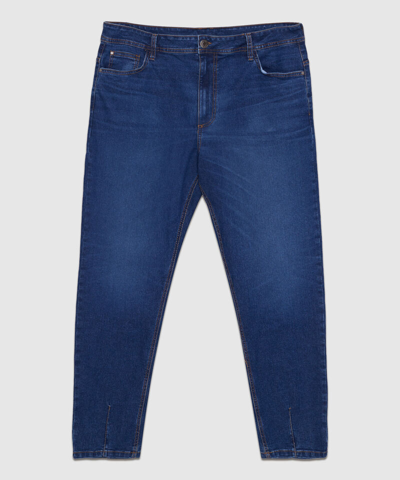 Jeans Mom con Desgastes