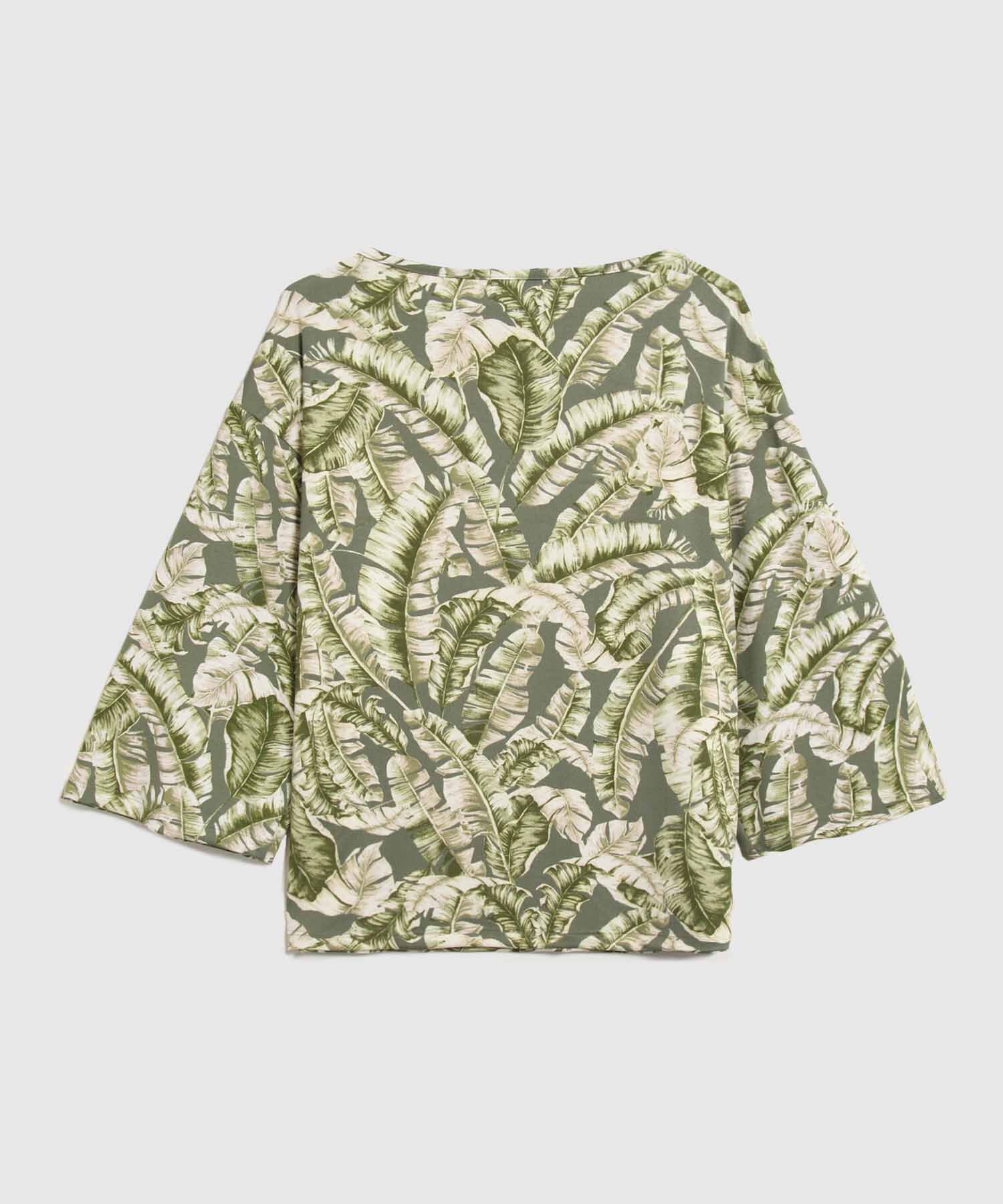 Camiseta Manga 3/4 Estampada 