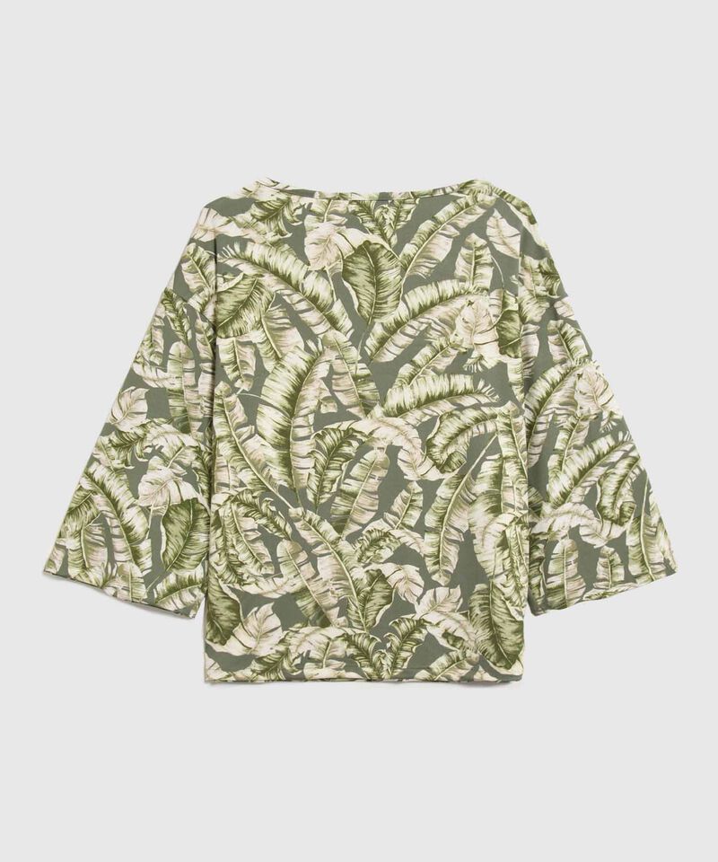 Camiseta Manga 3/4 Estampada 
