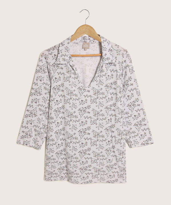 Camiseta Estampada Manga 3/4