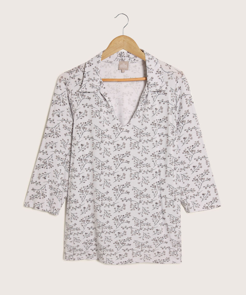 Camiseta Estampada Manga 3/4