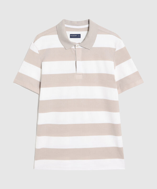 Polo Slim Fit A Rayas Para Hombre image number null