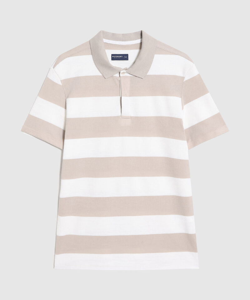 Polo Slim Fit A Rayas Para Hombre