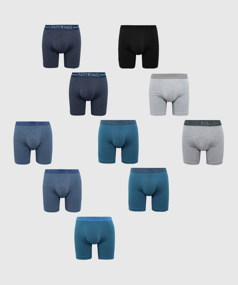 Pack X10 Boxers Para Ajuste Confortable