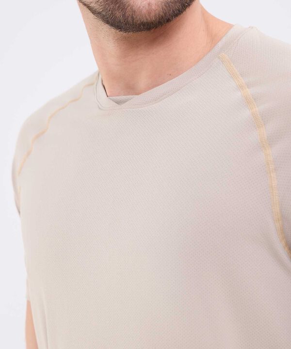 Camiseta Con Textura Para Hombre image number null