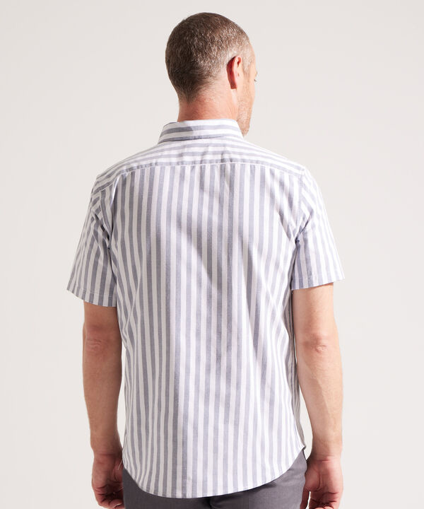 Camiseta con Estampado de Rayas