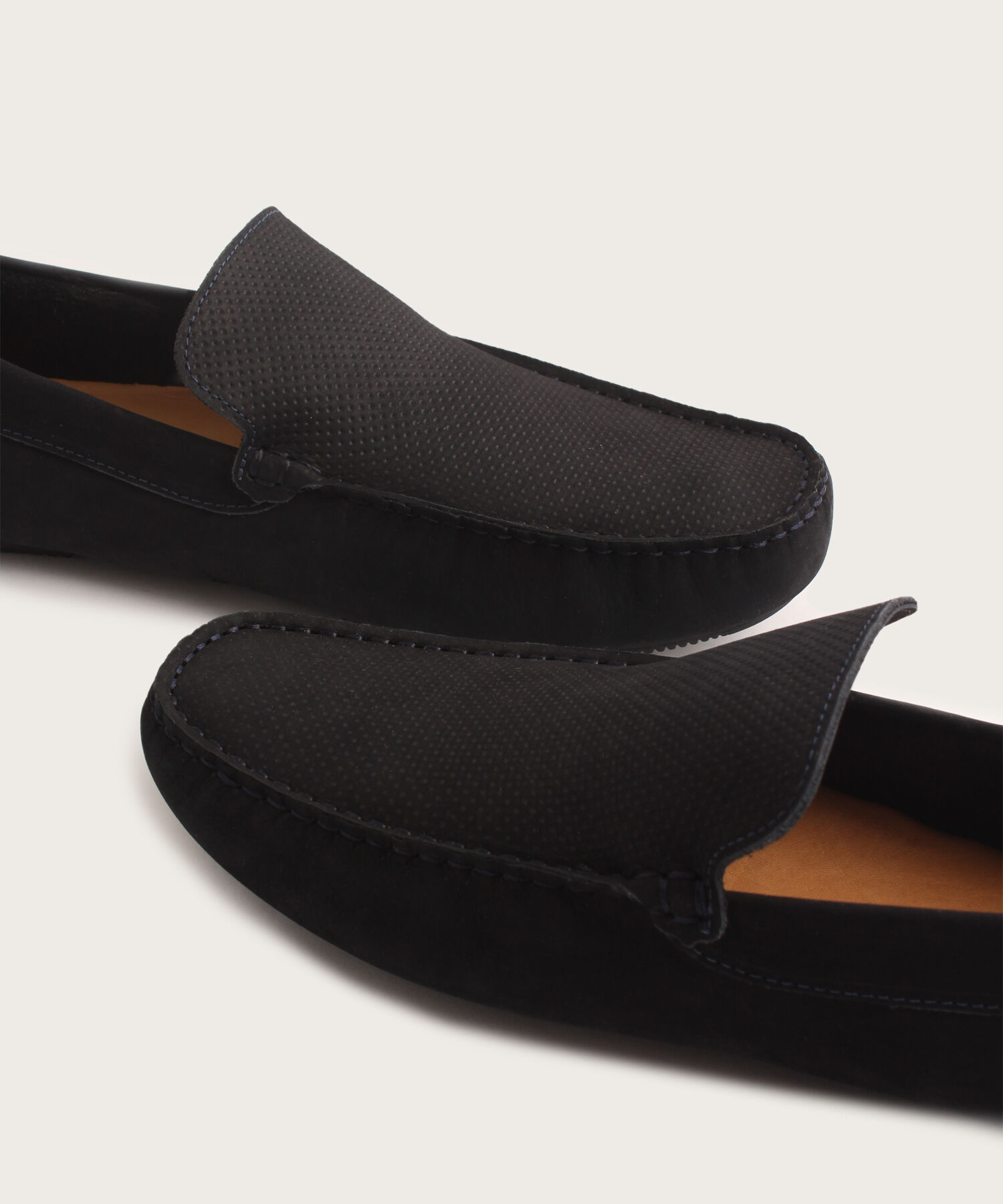 Mocas&iacute;n Estilo Driver Texturizado Para Hombre