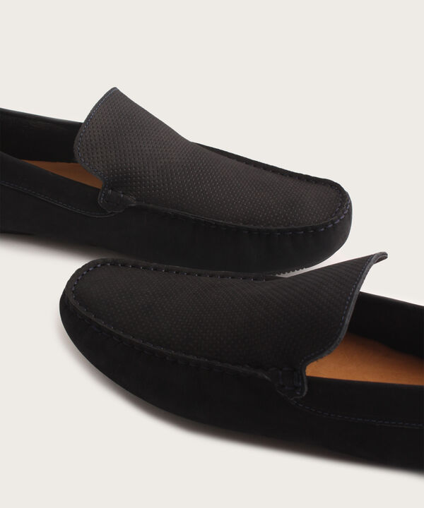 Mocas&iacute;n Estilo Driver Texturizado Para Hombre