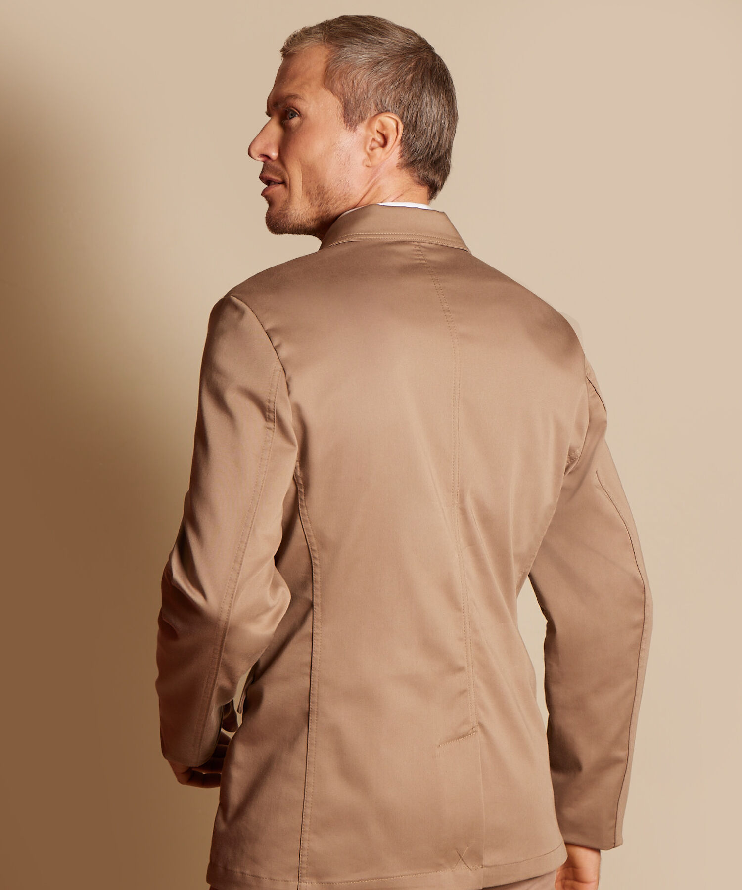 Blazer Liviano En Tela Plana