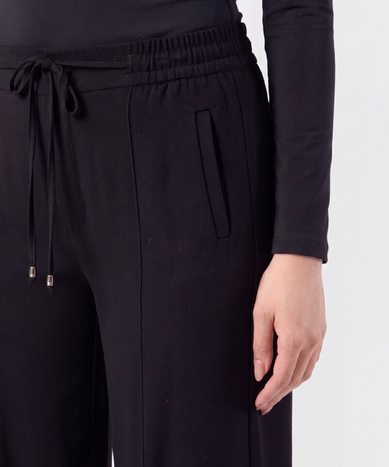 Pantal&oacute;n Unicolor con Prenses y Cord&oacute;n Para Mujer