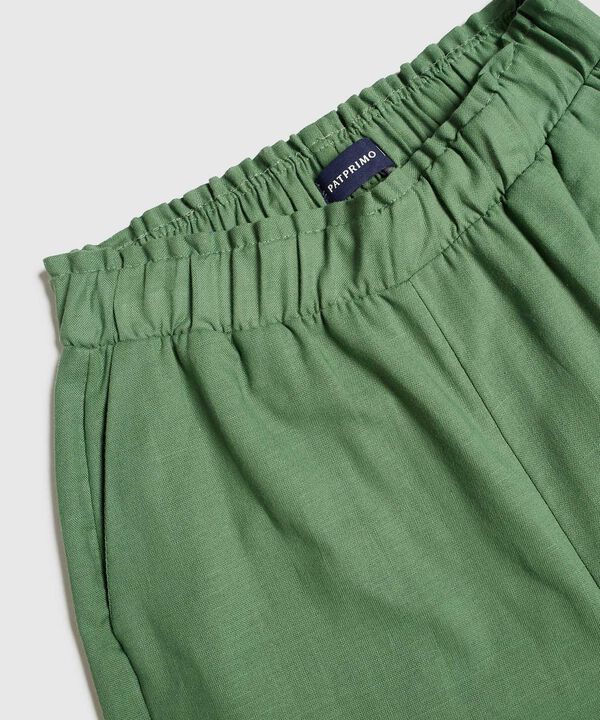 Pantal&oacute;n Fluido en Efecto Lino