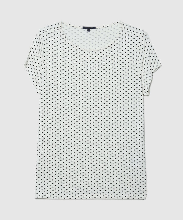 Camiseta Escote Redondo Negro