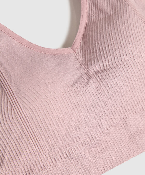 Top Top Seamless Escote V Con Tiras Ajustables