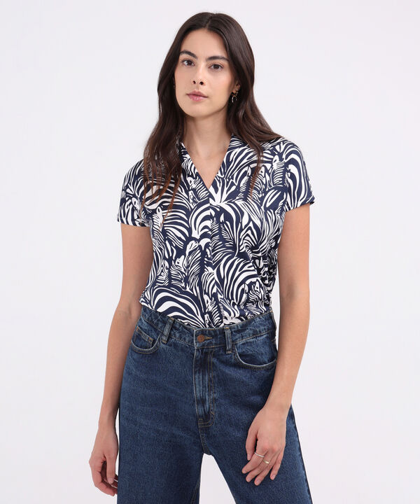 Camiseta Manga Corta Estampada