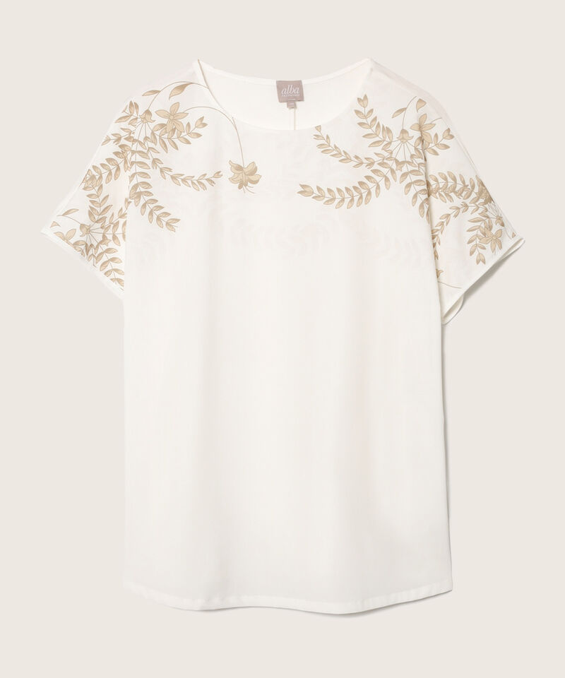 Camiseta Manga Corta  Con Sublimado En Frente