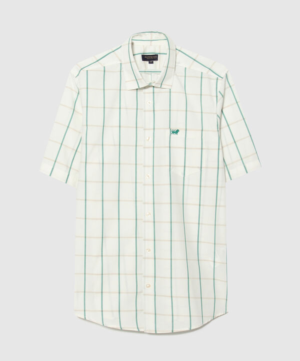 Camisa a Cuadros Manga Corta