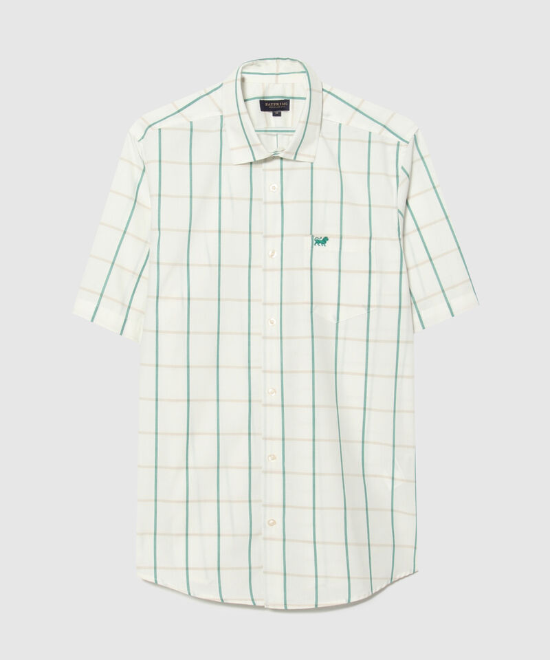 Camisa a Cuadros Manga Corta