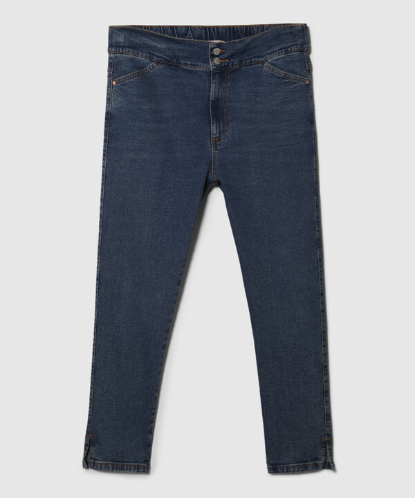 Jean Jegging Con Abertura En Ruedo