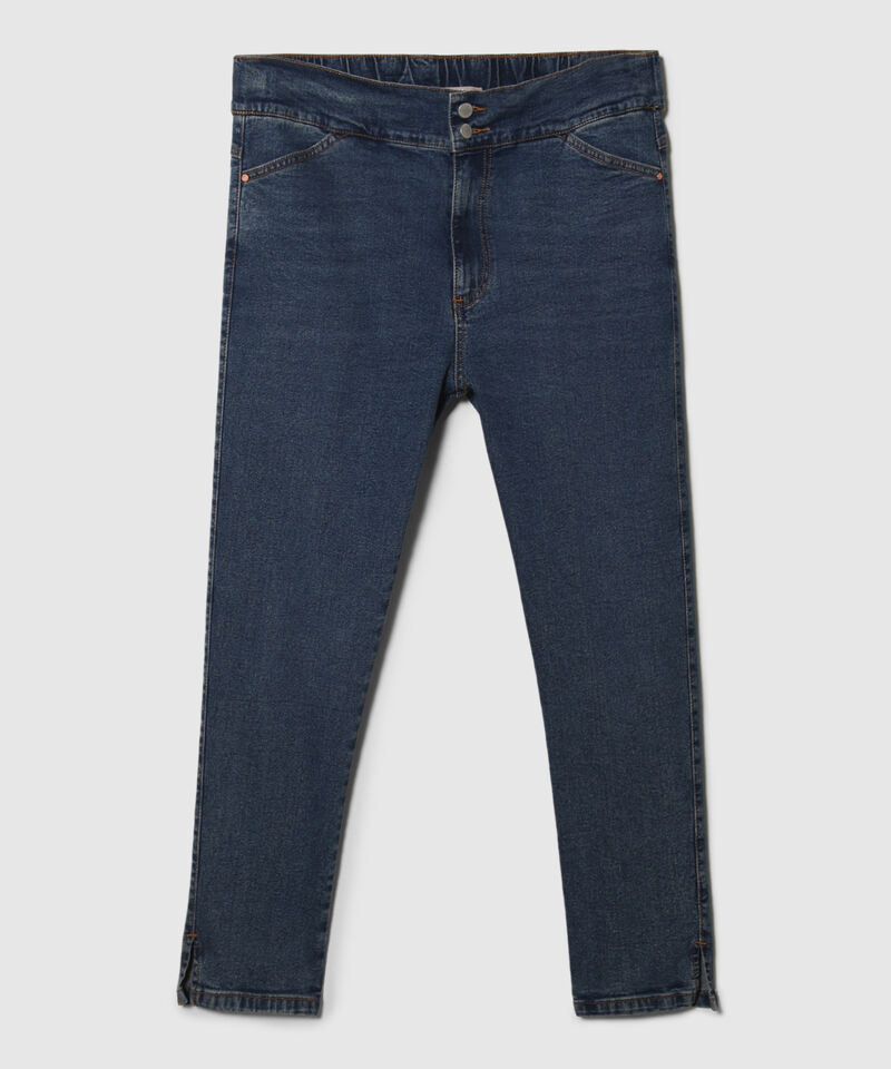 Jean Jegging Con Abertura En Ruedo