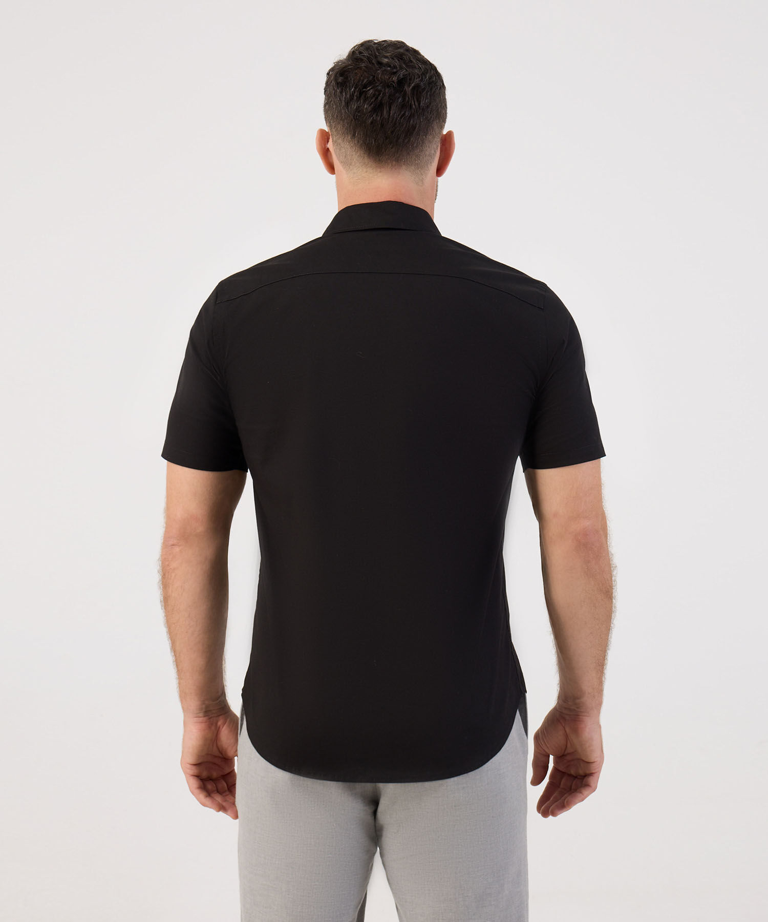 Camisa Casual De Manga Corta Para Hombre