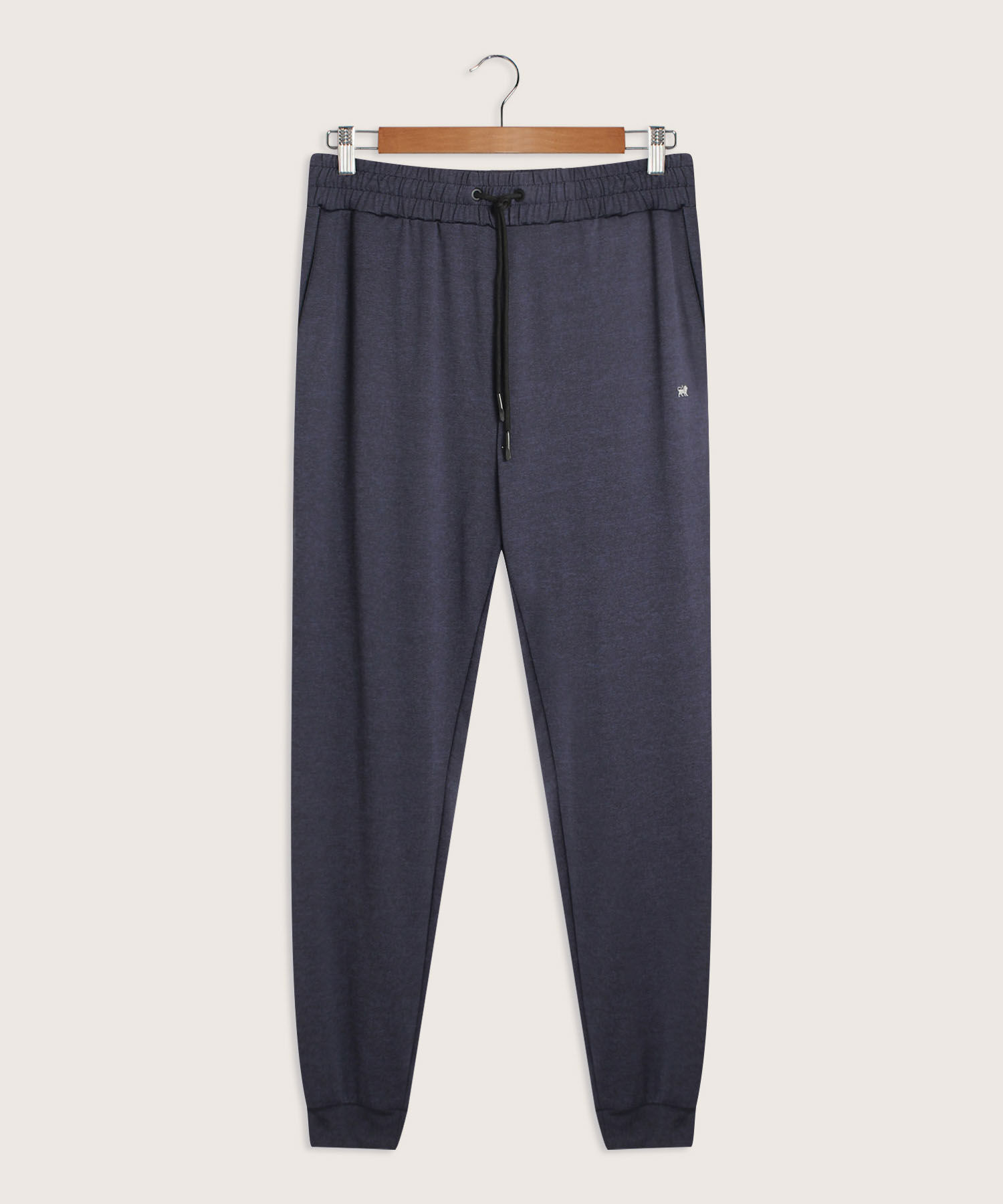 Pantalón Jogger Punto Textura Jaspe Con Bolsillos, Cordón Ajustable Y Elástico Interno, Sport Líneas Patprimo