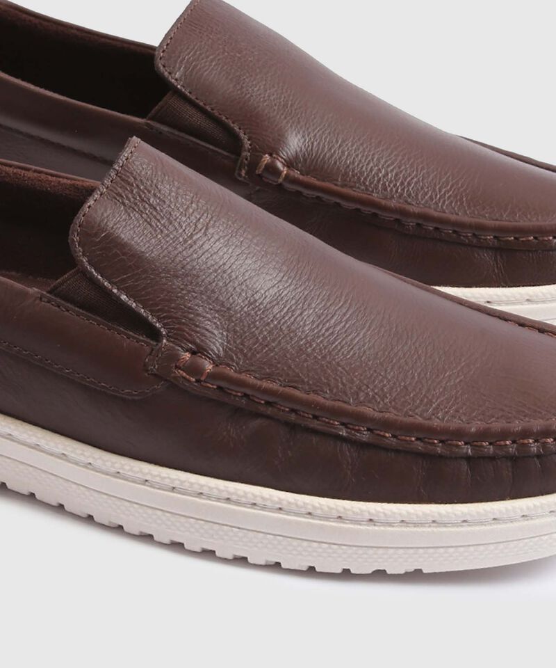 Mocasines Driver en Cuero