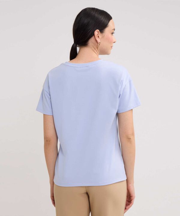 Camiseta Manga Corta Corrida Con Screen En Frente