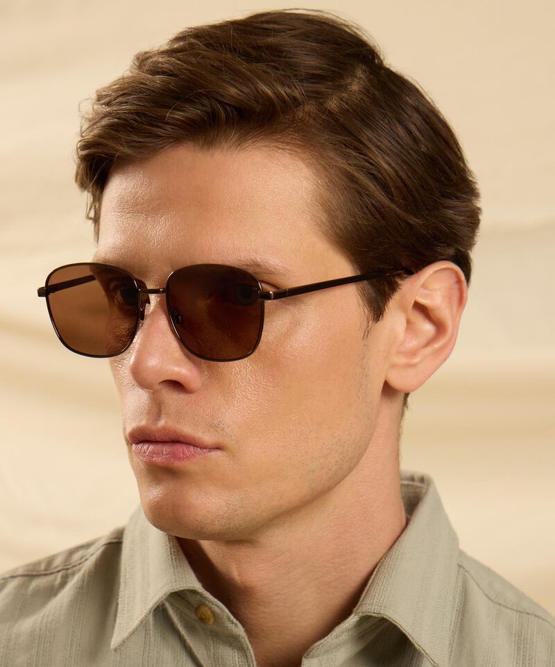 Gafas de Sol Montura Ovalada Cl&aacute;sica Para Hombre