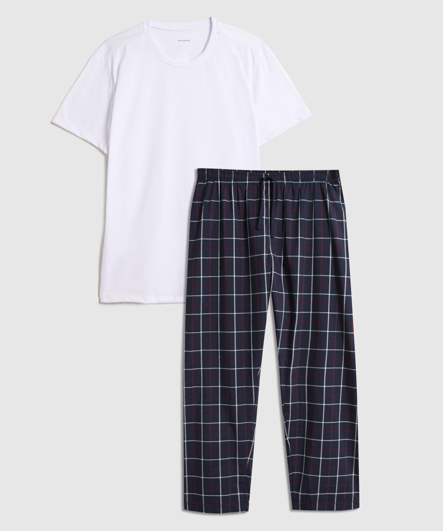 Conjunto De Pijama A Cuadros 