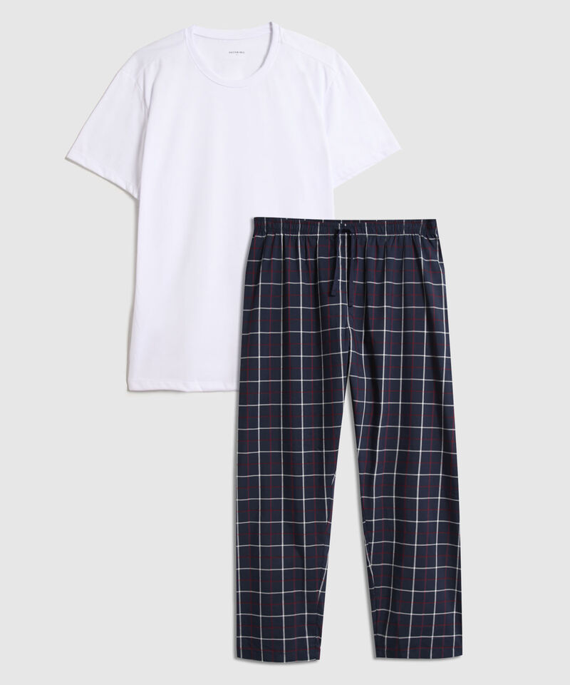 Conjunto De Pijama A Cuadros 