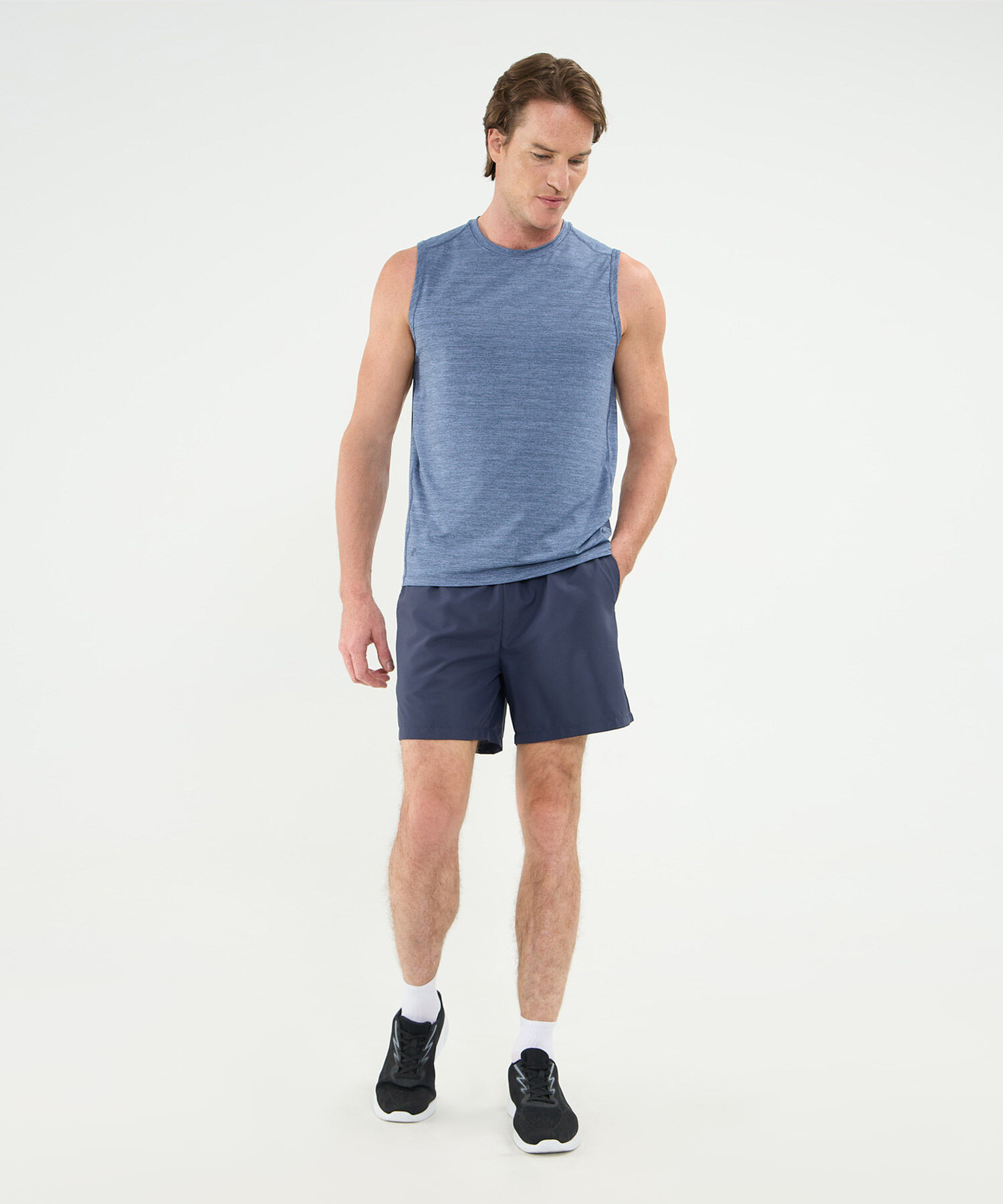 Camiseta Deportiva Jaspeada