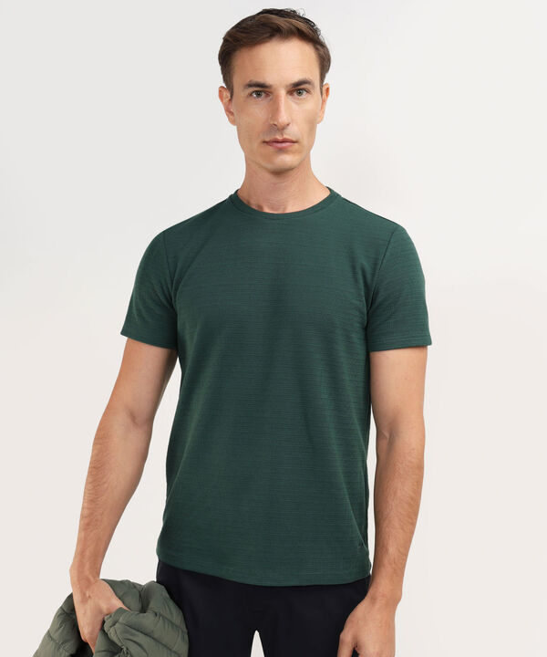 Camiseta Cuello Redondo Tela Textura