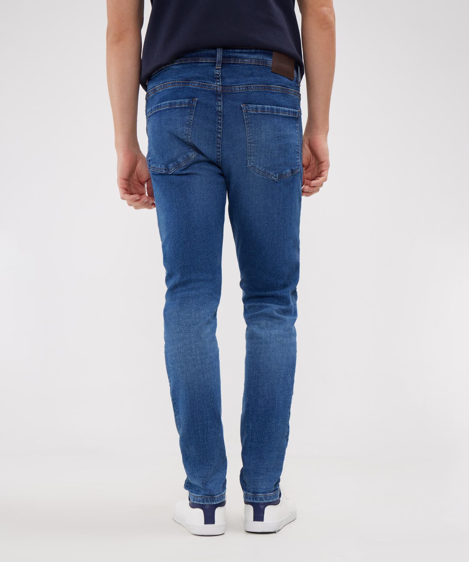 Jean Skinny Tono Azul Medio Oscuro