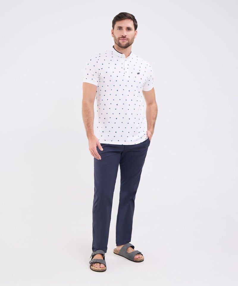 Polo Estampada Para Hombre