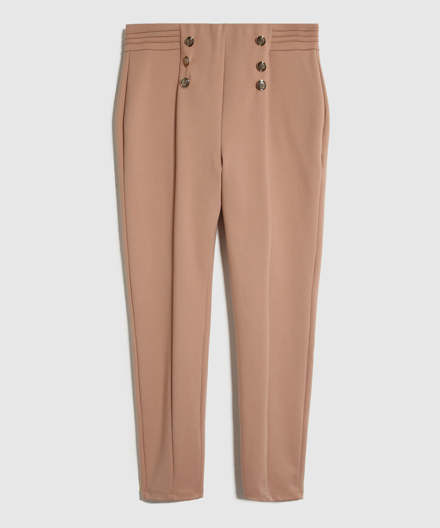 Leggins Con Botones Y Alforzas