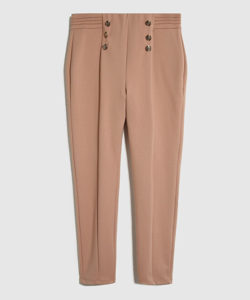 Leggins Con Botones Y Alforzas