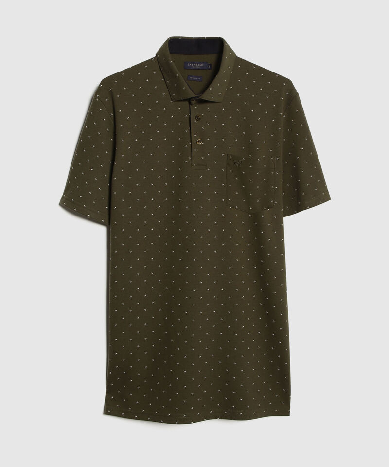 Polo Cuello Maquina Estampada