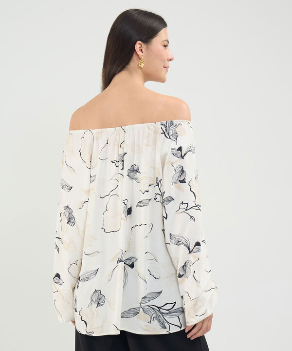 Blusa Estampado Botánico