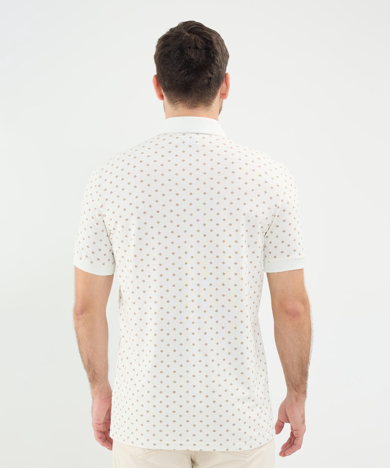Polo Estampado de Rombos