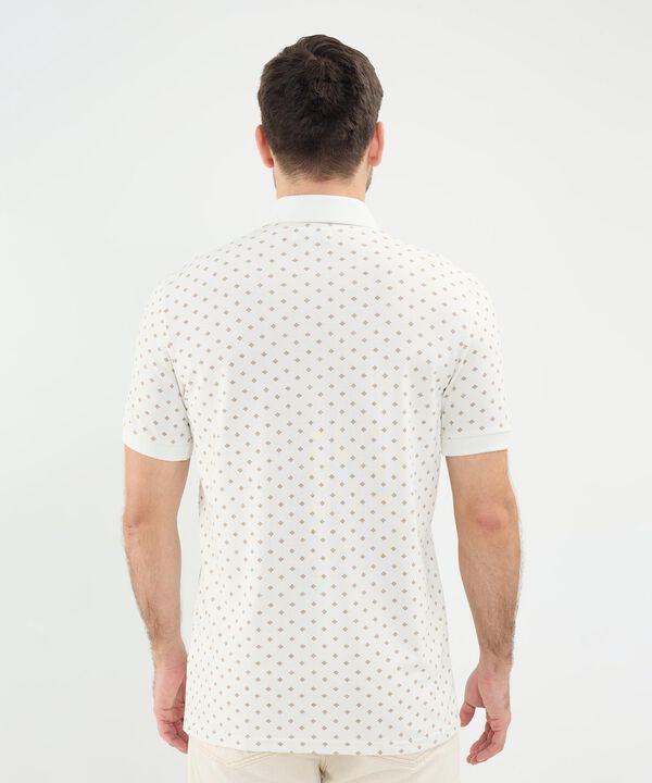 Polo Estampado de Rombos