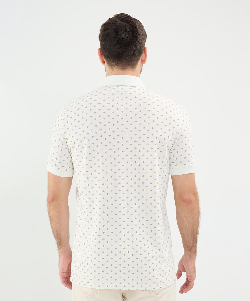 Polo Estampado de Rombos