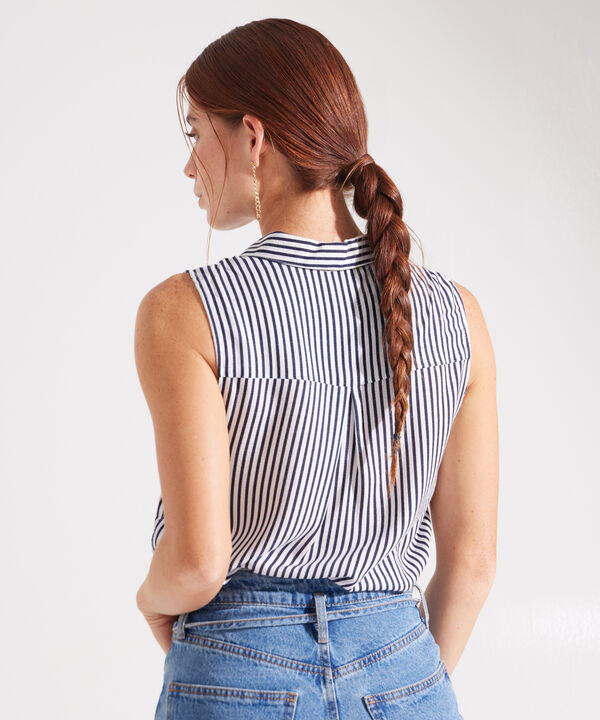 Camisa Manga Sisa Estampada