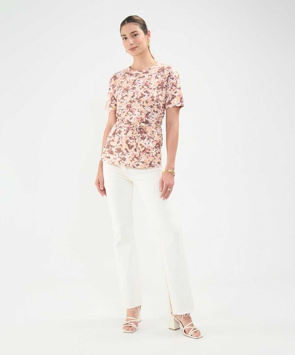 Camiseta Estampado de Manchas image number null