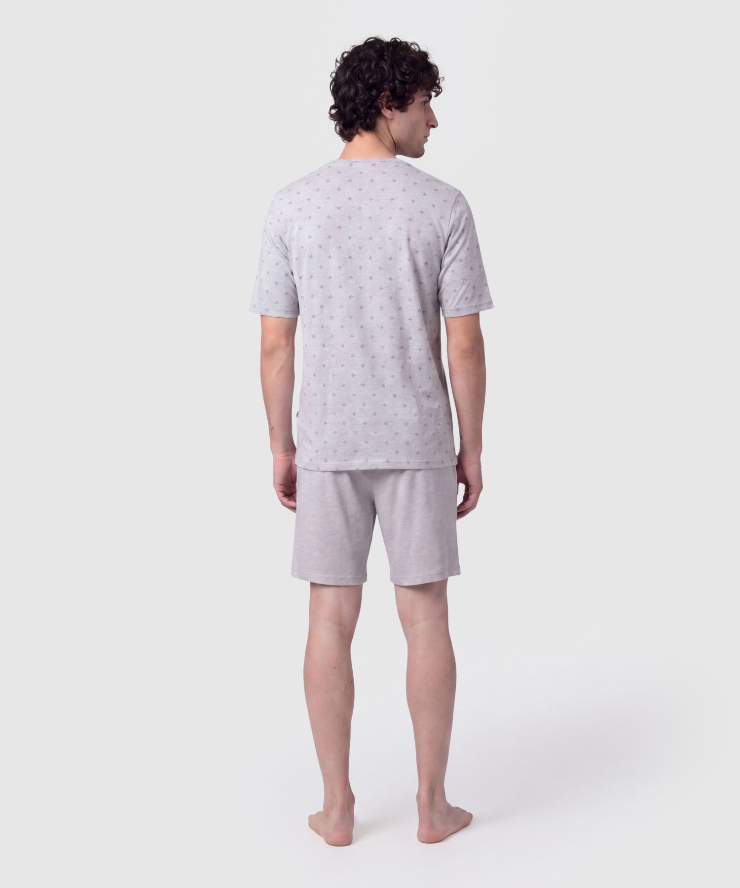Pijama Corta con Estampado para Hombre