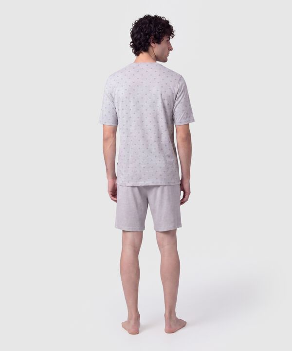 Pijama Corta con Estampado para Hombre