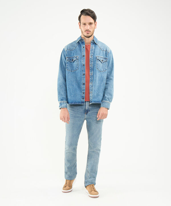 Sobrecamisa en Denim image number null