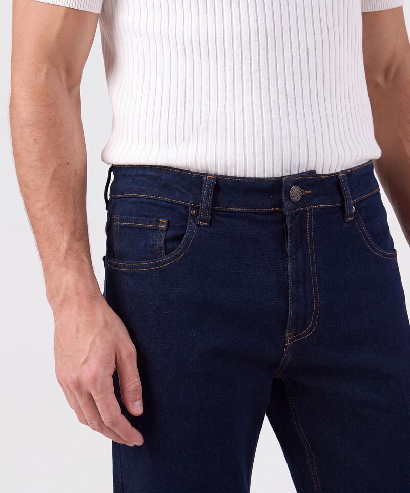 Jean Slim Fit Con Cinco Bolsillos Hombre