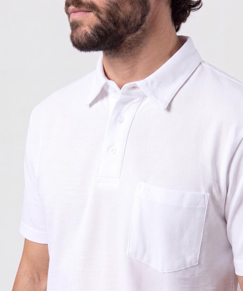 Polo Con Bolsillo De Parche Para Hombre